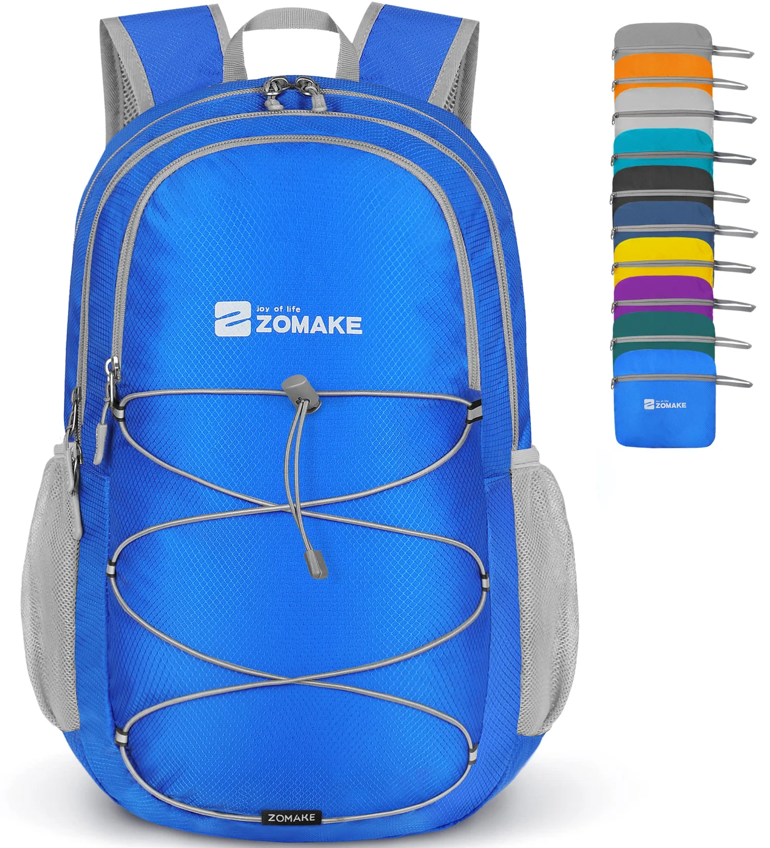 ZOMAKE Lightweight Packable Backpack 28L, Dark Blue