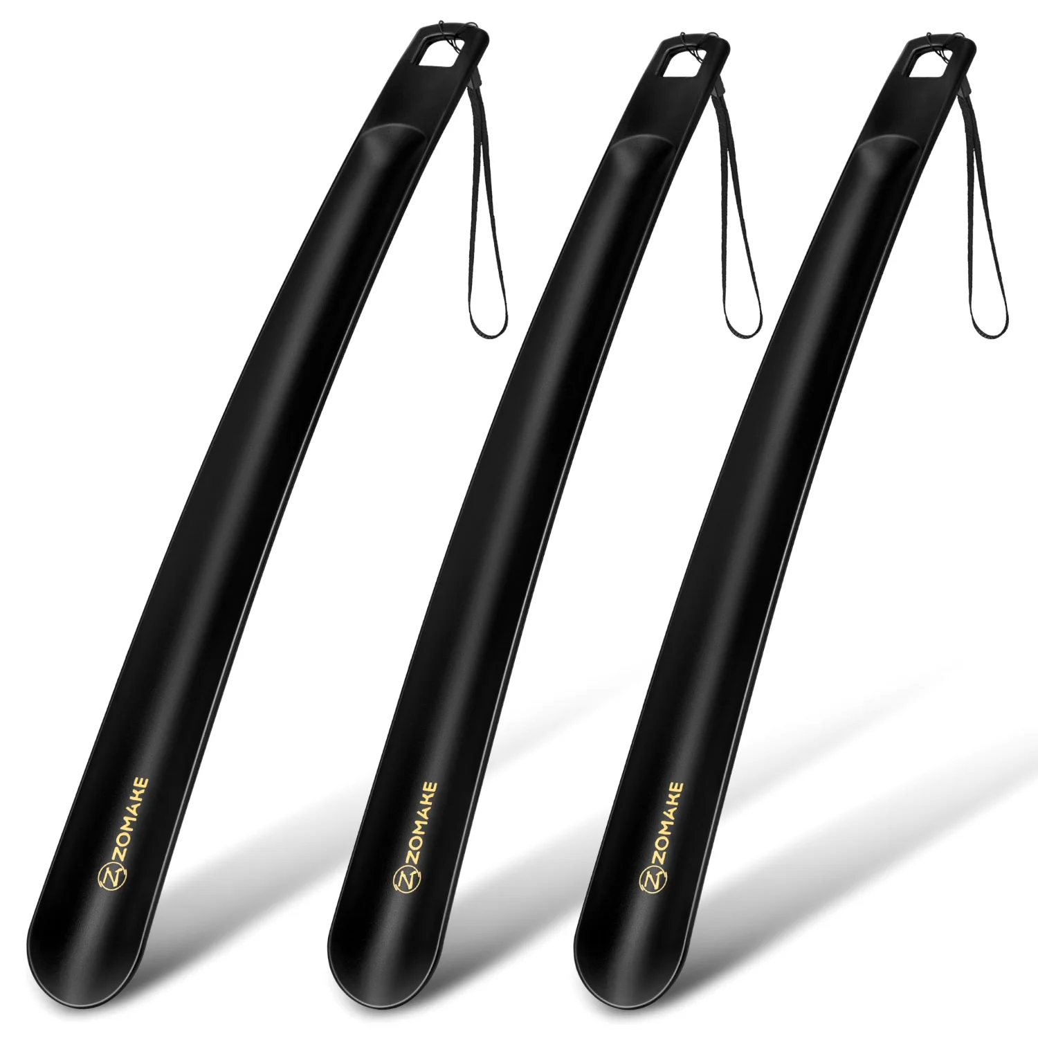 ZOMAKE 3-Pack Long Plastic Shoe horn 16"