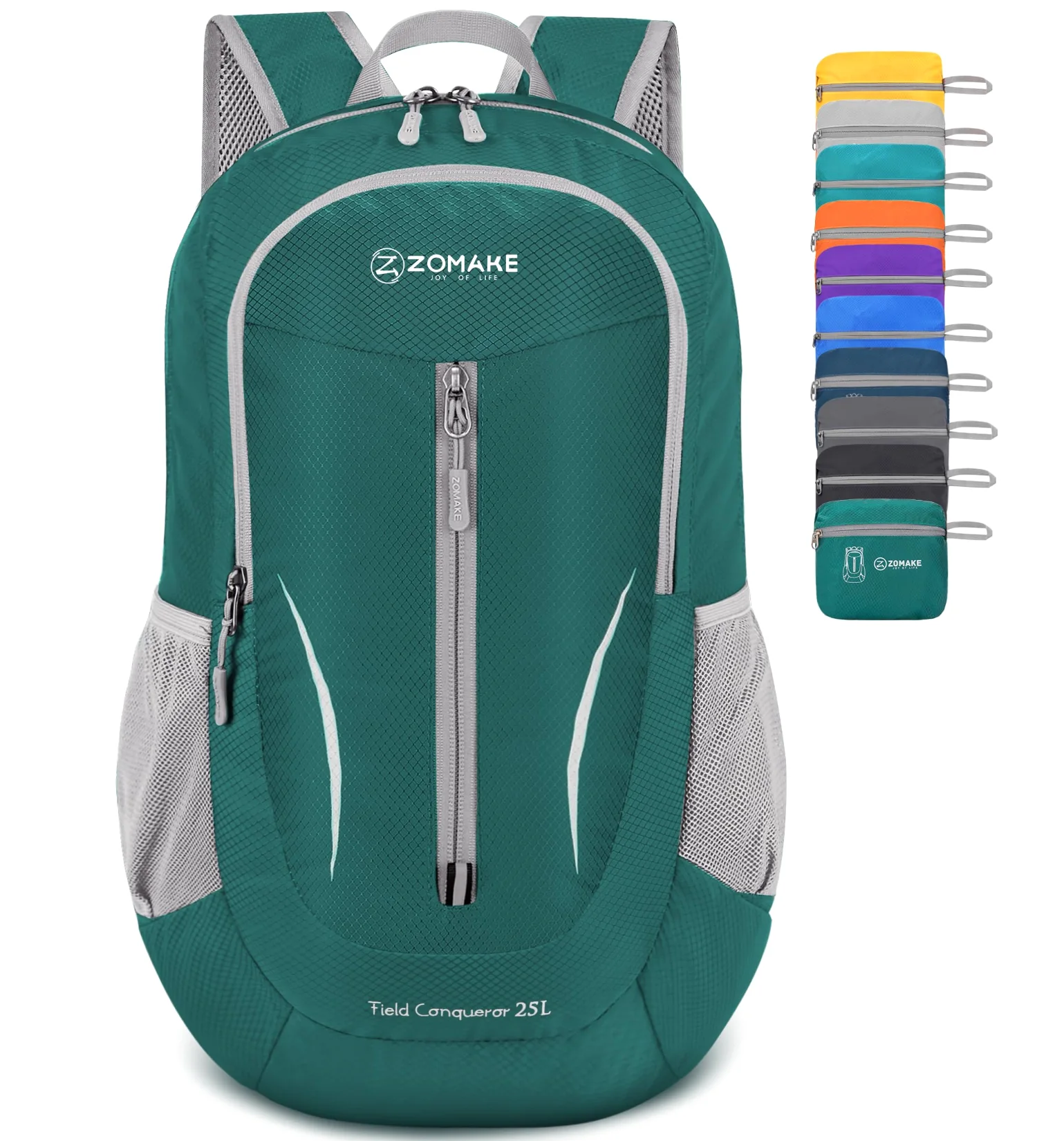 ZOMAKE Lightweight Packable Backpack 25L, Army Green