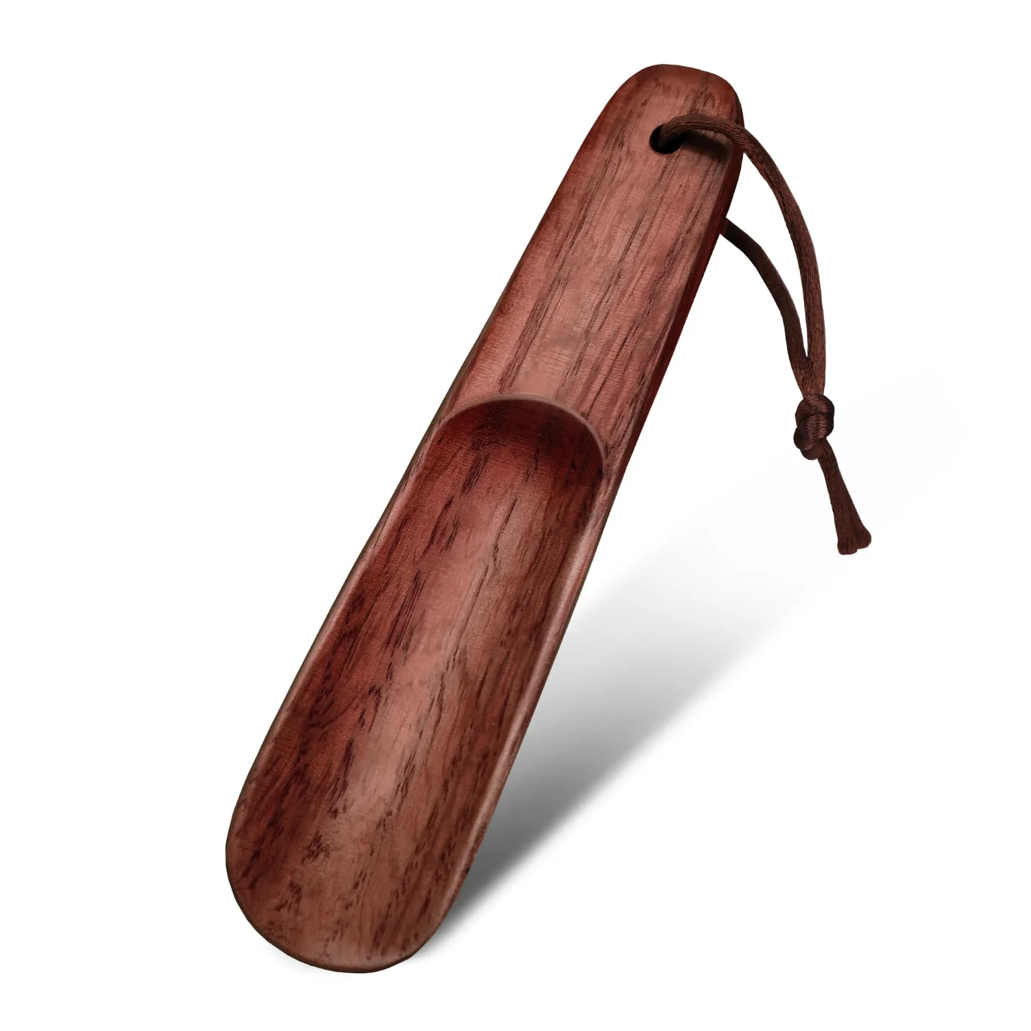 ZOMAKE Wooden Shoe Horn 6.3", Red