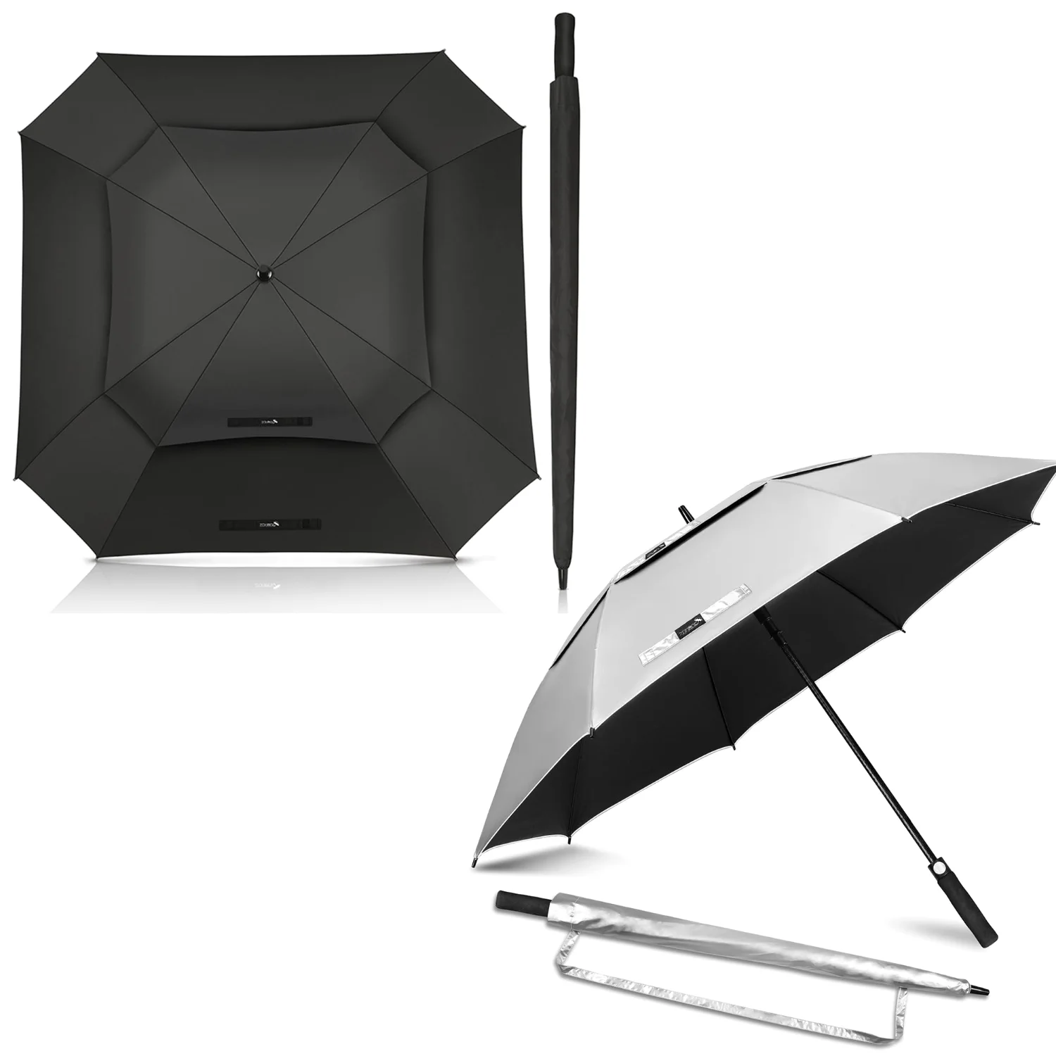 ZOMAKE Extra Large Golf Umbrella 51" + 62"