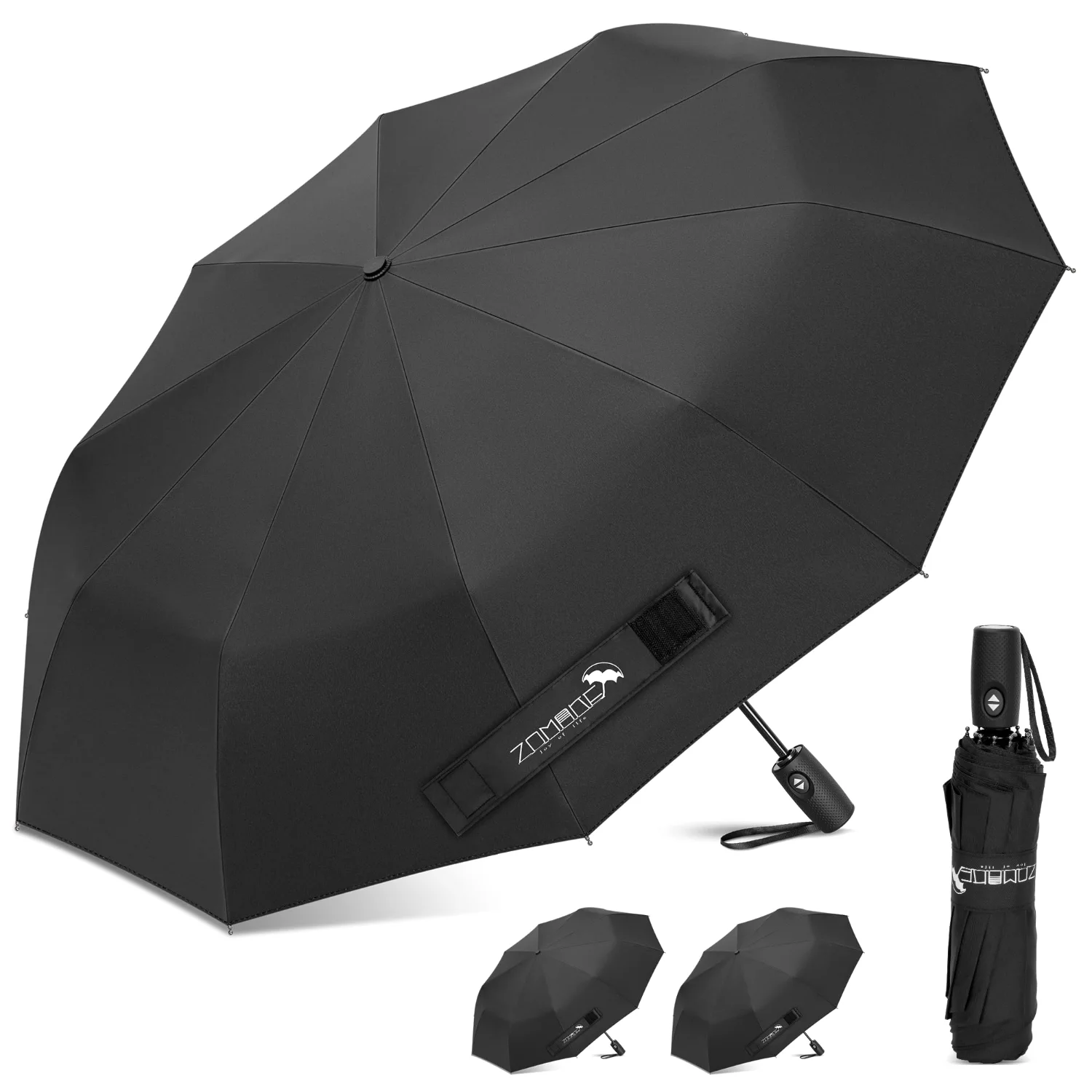 ZOMAKE 2-Pack Travel Umbrella Compact