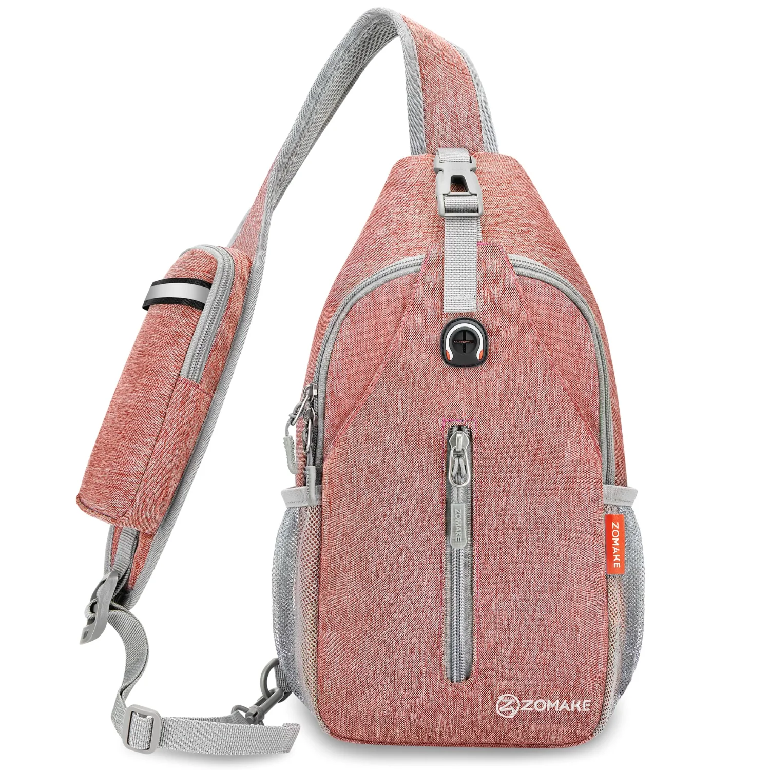 ZOMAKE Small Sling Backpack with Bottle Holder