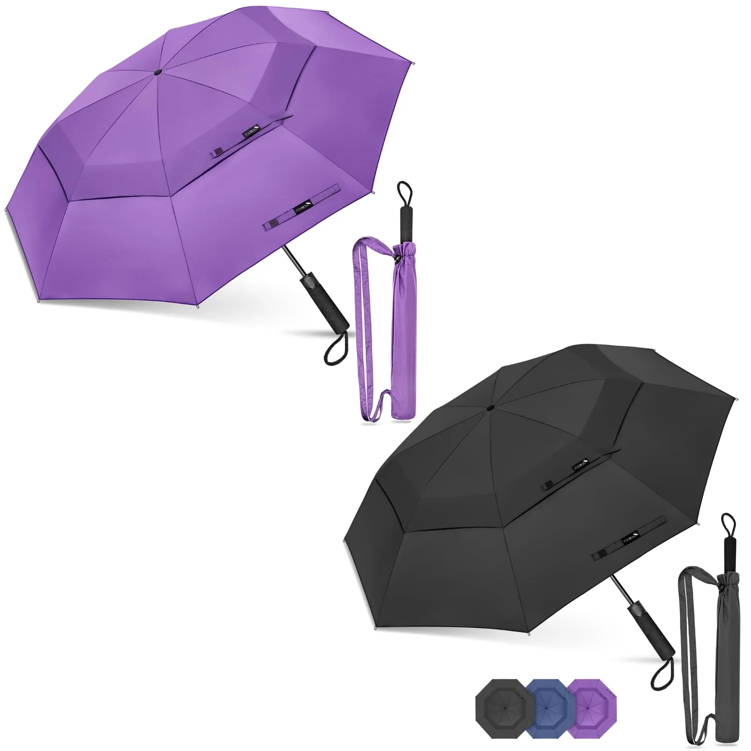 ZOMAKE Compact Golf Umbrella 62"