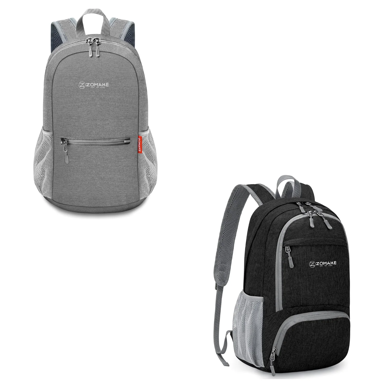 ZOMAKE Lightweight Packable Hiking Backpack 10L + 20L, Standard