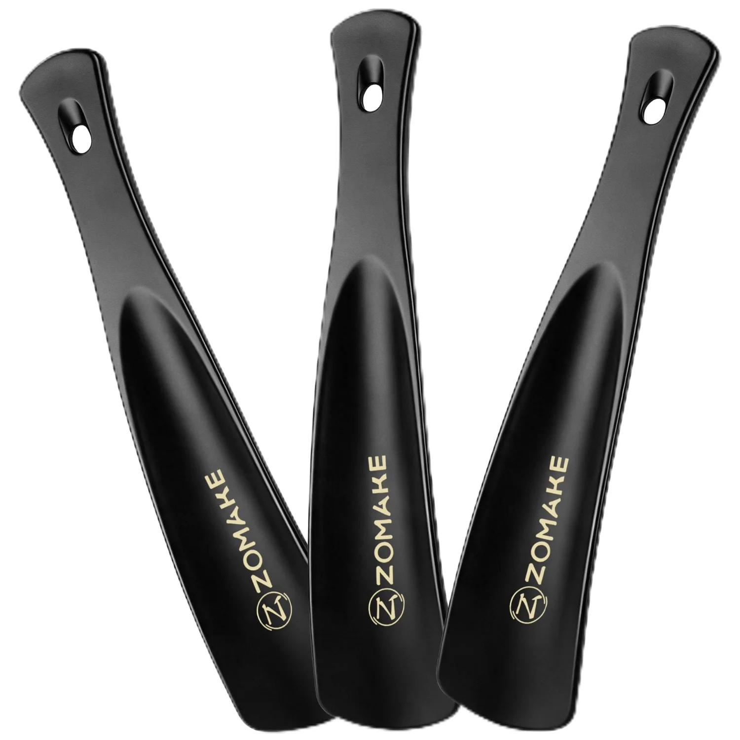 ZOMAKE 3-Pack Plastic Shoe Horn 7.5"