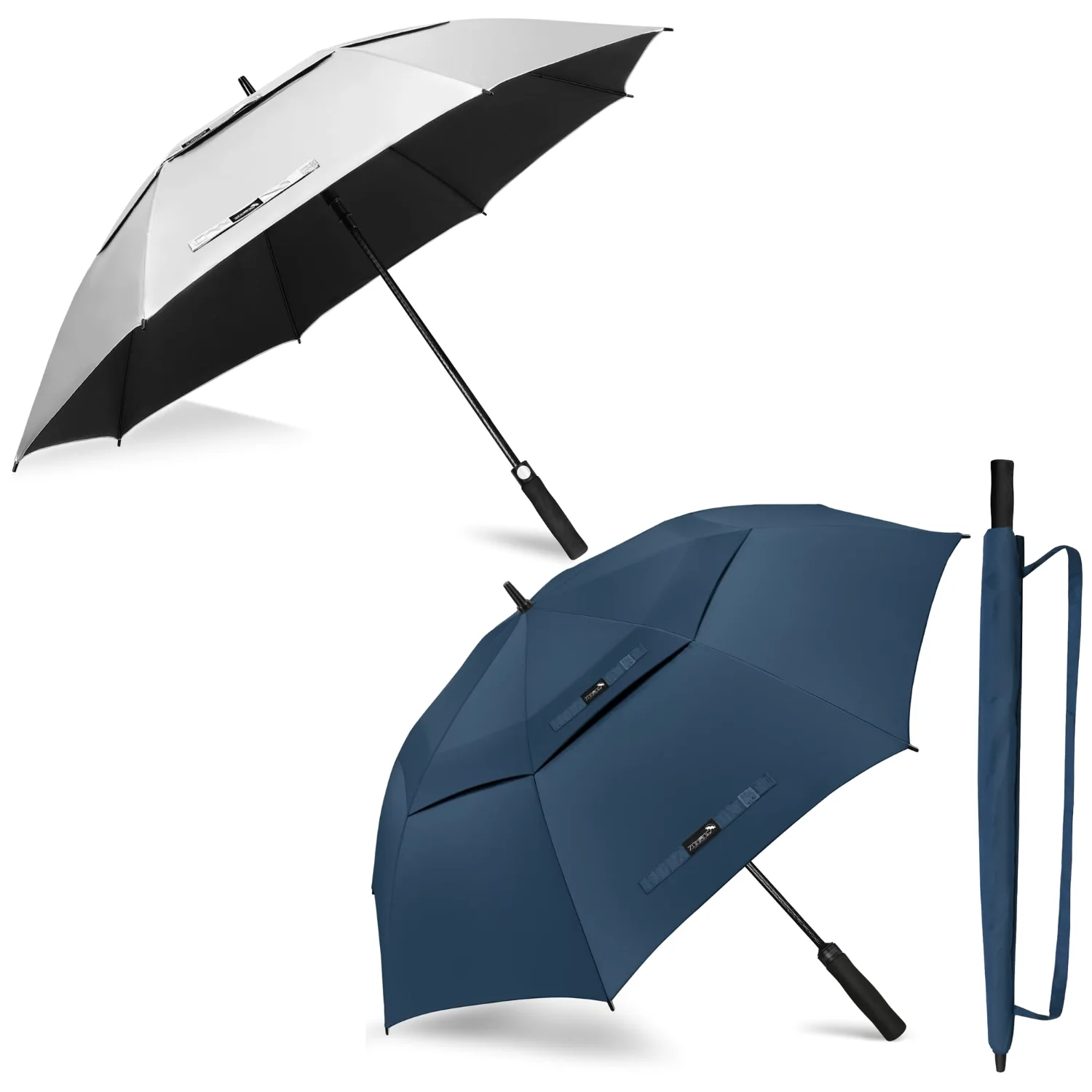 ZOMAKE Large Golf Umbrella UV Protection 68" + 72"