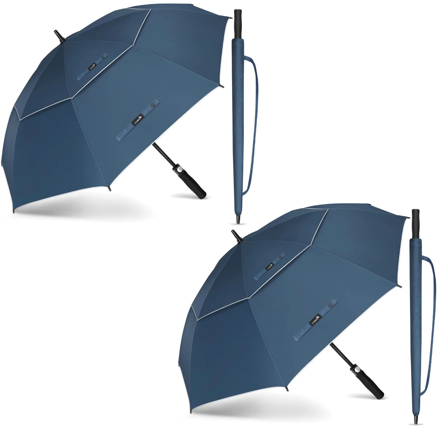 ZOMAKE Windproof Golf Umbrella UV Protection 62" + 68"