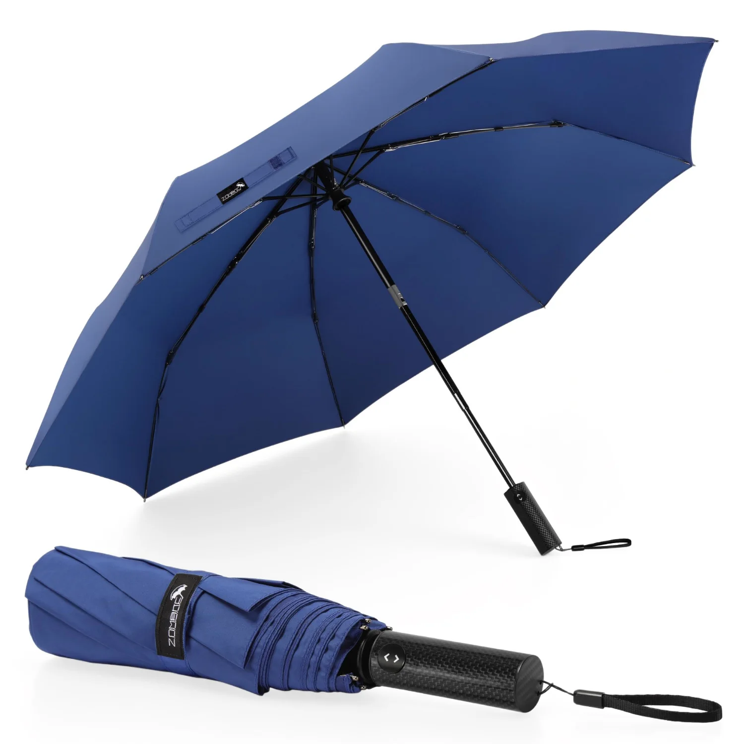 ZOMAKE Travel Umbrella Compact 46", Blue