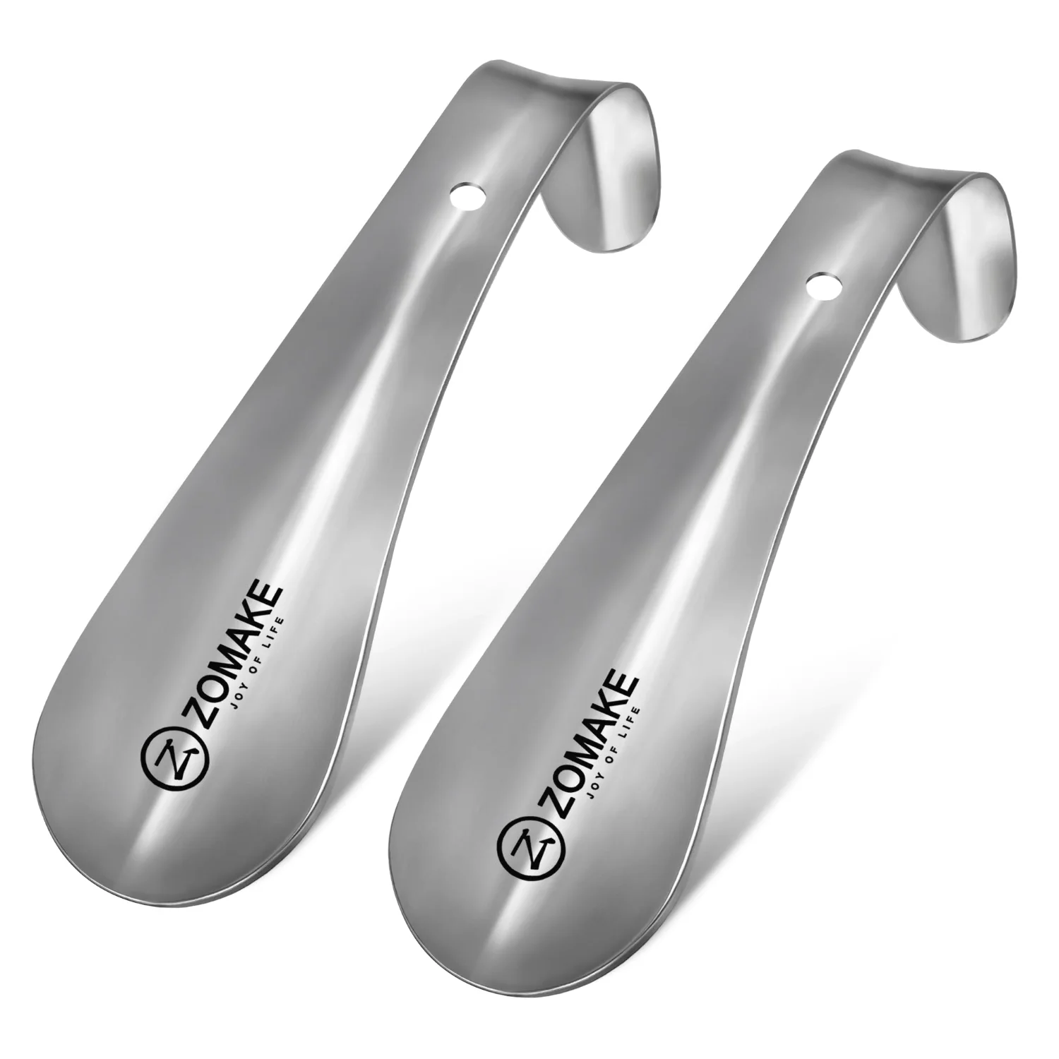 ZOMAKE 2-Pack Metal Shoe Horn 5.9"