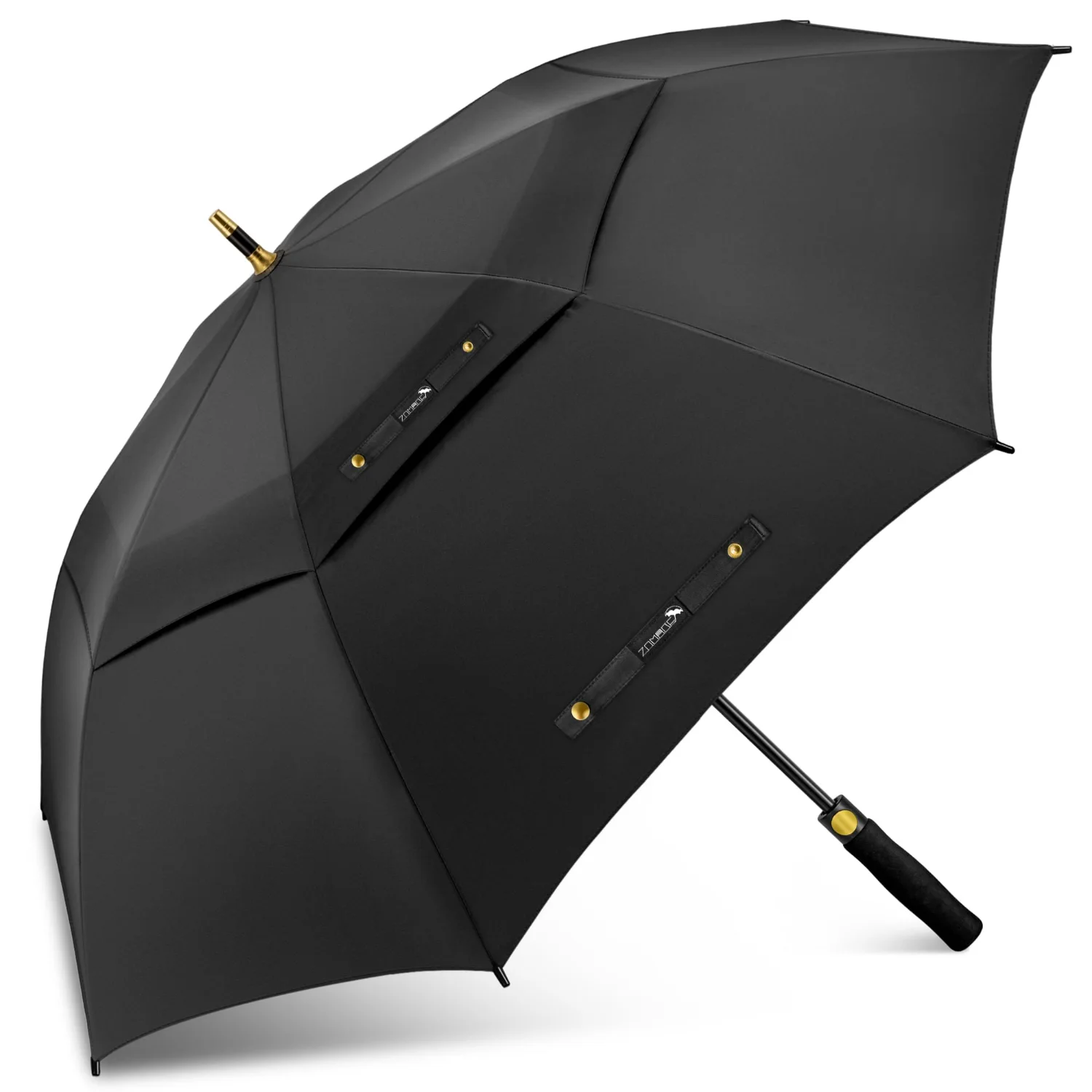 ZOMAKE Large Golf Umbrella 62", Black
