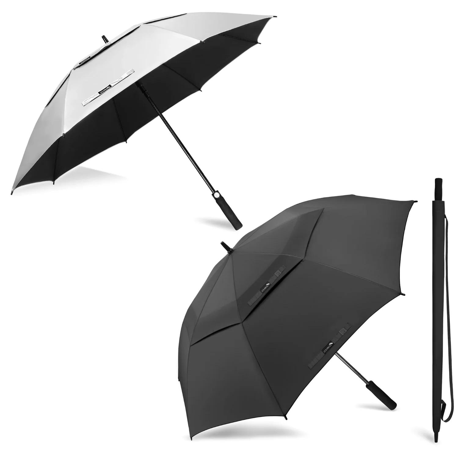 ZOMAKE Large Golf Umbrella UV Protection 68" + 80"