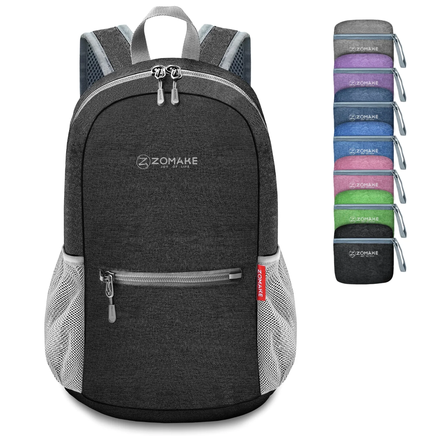 ZOMAKE Lightweight Packable Backpack 10L, Black