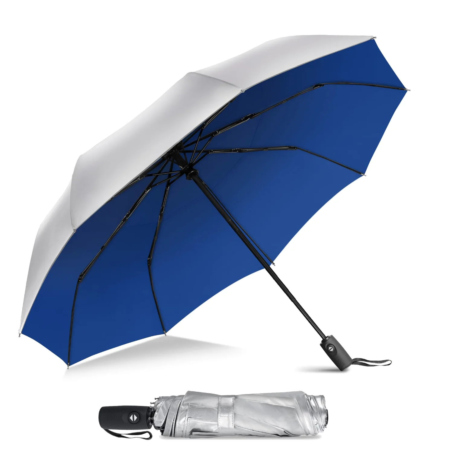ZOMAKE Compact UV Umbrella 46", Blue